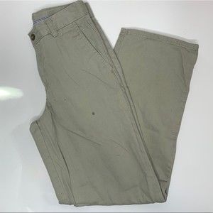CHAPS Young Men Boy's Khaki School Uniform Pants 14 Slim